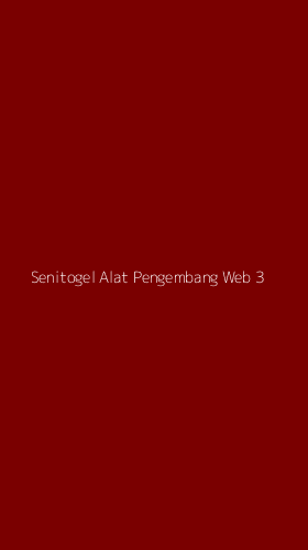 Tampilan Antarmuka Aplikasi Senitogel Alat Pengembang Web - 3