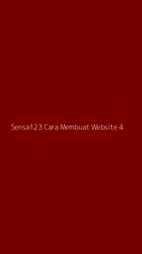 Tampilan Antarmuka Aplikasi Sensa123 Cara Membuat Website - 4