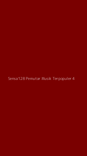 Tampilan Antarmuka Aplikasi Sensa128 Pemutar Musik Terpopuler - 4