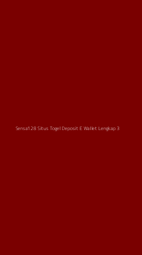 Tampilan Antarmuka Aplikasi Sensa128 Situs Togel Deposit E Wallet Lengkap - 3