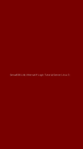 Tampilan Antarmuka Aplikasi Sensa838 Link Alternatif Login Tutorial Server Linux - 3