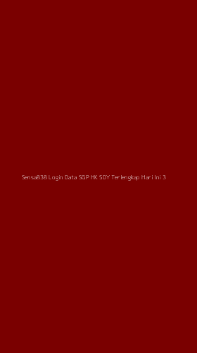 Tampilan Antarmuka Aplikasi Sensa838 Login Data Sgp Hk Sdy Terlengkap Hari Ini - 3