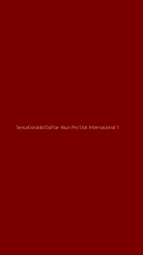 Tampilan Antarmuka Aplikasi Sensational4d Daftar Akun Pro Slot Internasional - 1