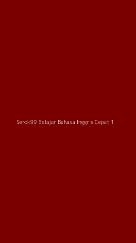 Tampilan Antarmuka Aplikasi Serok99 Belajar Bahasa Inggris Cepat - 1