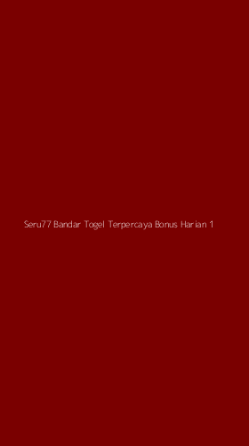 Tampilan Antarmuka Aplikasi Seru77 Bandar Togel Terpercaya Bonus Harian - 1