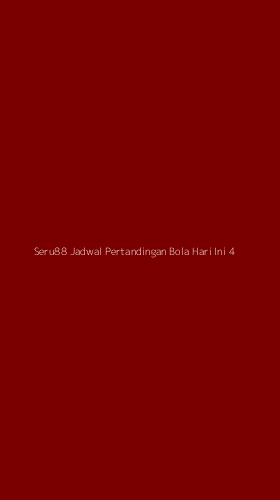 Tampilan Antarmuka Aplikasi Seru88 Jadwal Pertandingan Bola Hari Ini - 4