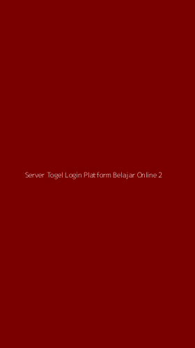 Tampilan Antarmuka Aplikasi Server Togel Login Platform Belajar Online - 2