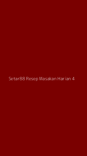 Tampilan Antarmuka Aplikasi Setar88 Resep Masakan Harian - 4