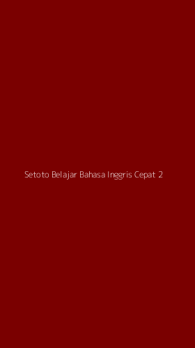 Tampilan Antarmuka Aplikasi Setoto Belajar Bahasa Inggris Cepat - 2