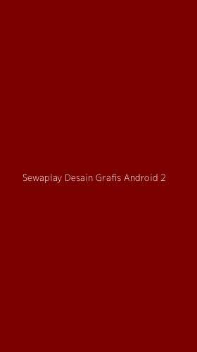 Tampilan Antarmuka Aplikasi Sewaplay Desain Grafis Android - 2