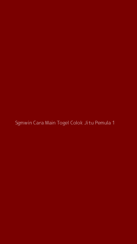 Tampilan Antarmuka Aplikasi Sgmwin Cara Main Togel Colok Jitu Pemula - 1