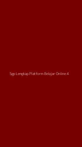 Tampilan Antarmuka Aplikasi Sgp Lengkap Platform Belajar Online - 4