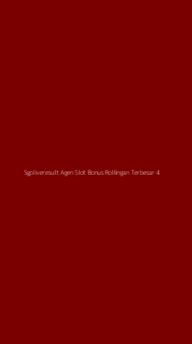 Tampilan Antarmuka Aplikasi Sgpliveresult Agen Slot Bonus Rollingan Terbesar - 4