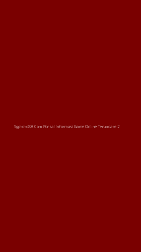 Tampilan Antarmuka Aplikasi Sgptoto88 Com Portal Informasi Game Online Terupdate - 2