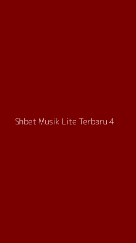 Tampilan Antarmuka Aplikasi Shbet Musik Lite Terbaru - 4