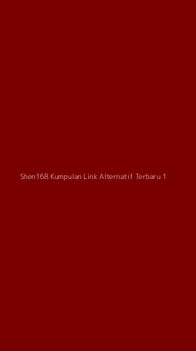 Tampilan Antarmuka Aplikasi Shen168 Kumpulan Link Alternatif Terbaru - 1