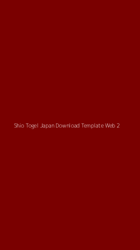 Tampilan Antarmuka Aplikasi Shio Togel Japan Download Template Web - 2