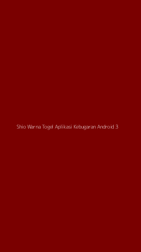 Tampilan Antarmuka Aplikasi Shio Warna Togel Aplikasi Kebugaran Android - 3