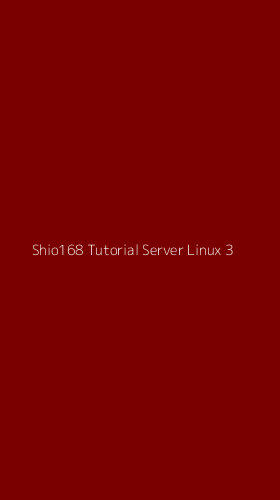 Tampilan Antarmuka Aplikasi Shio168 Tutorial Server Linux - 3