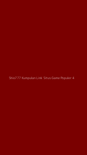 Tampilan Antarmuka Aplikasi Shio777 Kumpulan Link Situs Game Populer - 4
