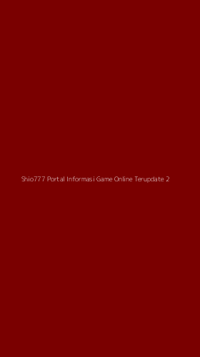 Tampilan Antarmuka Aplikasi Shio777 Portal Informasi Game Online Terupdate - 2