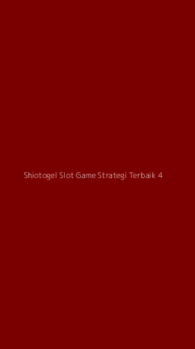 Tampilan Antarmuka Aplikasi Shiotogel Slot Game Strategi Terbaik - 4
