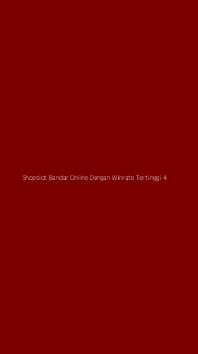 Tampilan Antarmuka Aplikasi Shopslot Bandar Online Dengan Winrate Tertinggi - 4