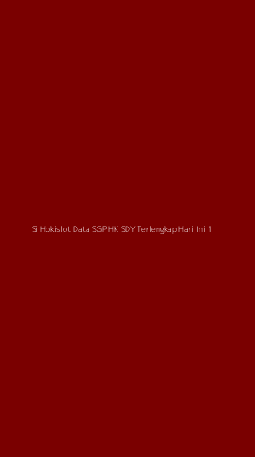 Tampilan Antarmuka Aplikasi Si Hokislot Data Sgp Hk Sdy Terlengkap Hari Ini - 1
