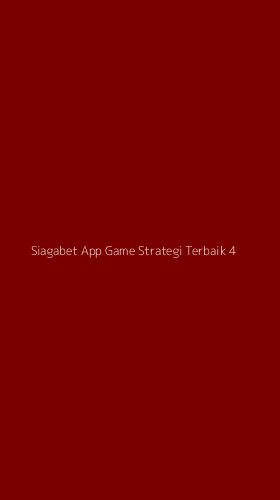 Tampilan Antarmuka Aplikasi Siagabet App Game Strategi Terbaik - 4