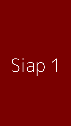 Tampilan Antarmuka Aplikasi Siap - 1