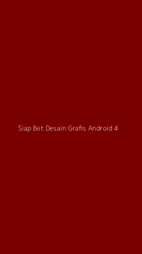 Tampilan Antarmuka Aplikasi Siap Bet Desain Grafis Android - 4