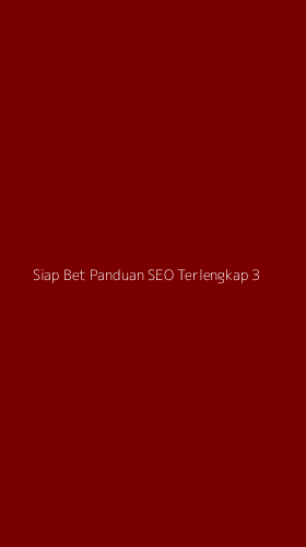 Tampilan Antarmuka Aplikasi Siap Bet Panduan Seo Terlengkap - 3