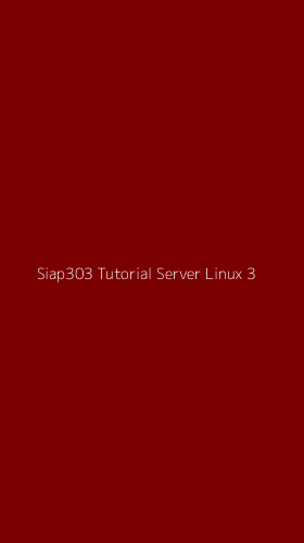 Tampilan Antarmuka Aplikasi Siap303 Tutorial Server Linux - 3