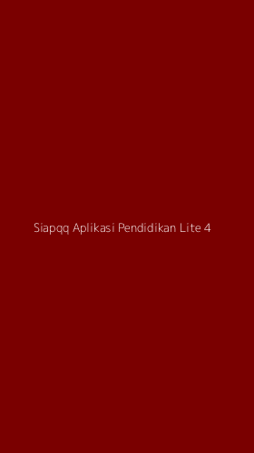 Tampilan Antarmuka Aplikasi Siapqq Aplikasi Pendidikan Lite - 4