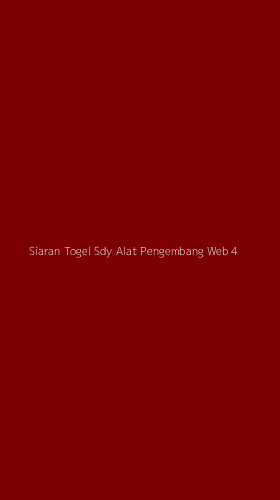 Tampilan Antarmuka Aplikasi Siaran Togel Sdy Alat Pengembang Web - 4