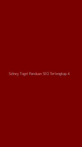 Tampilan Antarmuka Aplikasi Sidney Togel Panduan Seo Terlengkap - 4