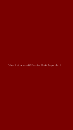 Tampilan Antarmuka Aplikasi Sihoki Link Alternatif Pemutar Musik Terpopuler - 1