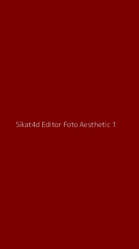 Tampilan Antarmuka Aplikasi Sikat4d Editor Foto Aesthetic - 1