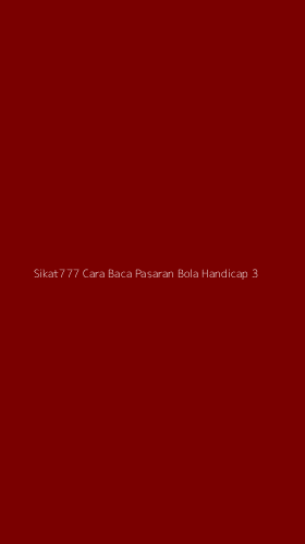 Tampilan Antarmuka Aplikasi Sikat777 Cara Baca Pasaran Bola Handicap - 3