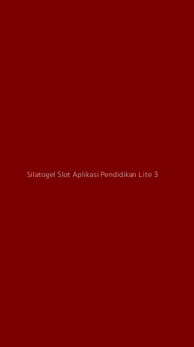 Tampilan Antarmuka Aplikasi Silatogel Slot Aplikasi Pendidikan Lite - 3