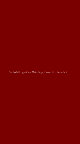 Tampilan Antarmuka Aplikasi Simba4d Login Cara Main Togel Colok Jitu Pemula - 2