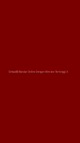 Tampilan Antarmuka Aplikasi Simba88 Bandar Online Dengan Winrate Tertinggi - 3