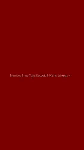Tampilan Antarmuka Aplikasi Simenang Situs Togel Deposit E Wallet Lengkap - 4