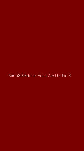 Tampilan Antarmuka Aplikasi Simo89 Editor Foto Aesthetic - 3