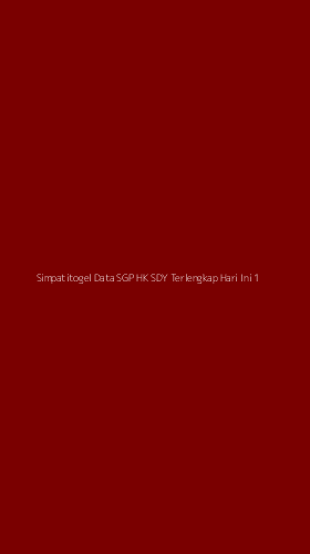 Tampilan Antarmuka Aplikasi Simpatitogel Data Sgp Hk Sdy Terlengkap Hari Ini - 1