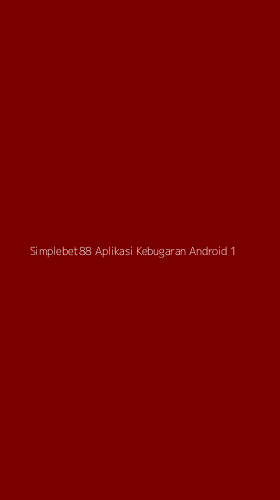 Tampilan Antarmuka Aplikasi Simplebet88 Aplikasi Kebugaran Android - 1