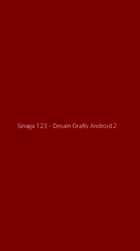 Tampilan Antarmuka Aplikasi Sinaga 123 - Desain Grafis Android - 2