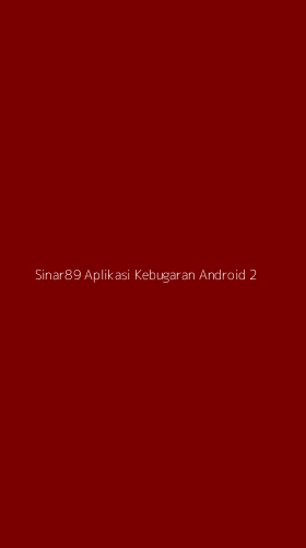 Tampilan Antarmuka Aplikasi Sinar89 Aplikasi Kebugaran Android - 2