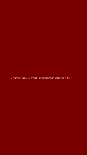 Tampilan Antarmuka Aplikasi Sinardunia88 Jadwal Pertandingan Bola Hari Ini - 4