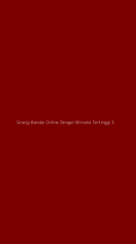Tampilan Antarmuka Aplikasi Sinarjp Bandar Online Dengan Winrate Tertinggi - 3